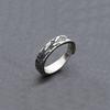 Anillo de pareja vintage para pareja de ancianos personalidad estudiantes masculinos y femeninos plateado anual más que anillo de pez pez pequeño suministro de regalo
