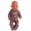 Set de Ropa para Muñeca American Girl 16~18 pulgadas Muñeca de Simulación Pijama Casual Accesorios para Muñeca de Juguete Ropa de Muñeca