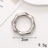Nuevo anillo de resorte de aleación de zinc, cierre de langosta abierto, hebilla de puerta, versión de llavero, hebilla, accesorios, agujero para zapatos, material de anillo grande