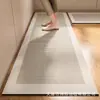 Estilo Wabi-Sabi Nueva Alfombrilla Antideslizante para Suelo de Cocina Resistente al Desgaste y Absorbente de Agua de Barro Diatomeas para Puerta Alfombrilla de Suelo para el Hogar Fácil de Cuidar Alfombrilla Antideslizante
