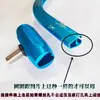 Acessórios de conector de cabeça de trança de liga de alumínio para pesca universal 8mm(6mm) Cabeça do conector integrada alongada