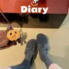 Versión en Stock Zapatos Birkenstock de Suela Gruesa de Felpa para Mujer 2025 Nuevos Zapatillas de Lana Cálida de Felpa y Algodón para Invierno al Aire Libre Calzado para Mujer