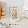 Soporte de Exhibición de Cajas Sorpresa con Figura Giratoria Acrílico Transparente a Prueba de Polvo Vitrina para Figuras Lindas Caja de Exhibición Pop Mart