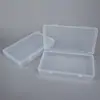 Caja de Plástico Transparente Caja Vacía de PP Caja Rectangular Piezas para Pesca Archivo Muestra de Joyería Empaque Almacenamiento de Papelería Caja Vacía