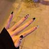 Douyin Chuanwu Champagne Diamante Olho de Gato Unhas Usáveis Luxo Leve Explosivo Adesivos de Unha Usáveis Outono e Inverno Mais Fácil de Combinar Transmissão Ao Vivo