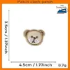 Parche de Oso Bordado de Animales de Dibujos Animados Parche DIY para Decoración de Ropa Bolsa Sombrero Accesorios de Reparación de Agujeros Piezas de Bordado al por Mayor