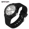 Reloj de Cuarzo Explosivo para Estudiantes Marca Sanda Moda Joker Simple Luminoso Especial para Examen