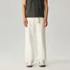 Calça Jeans Masculina Nova Retro Americana Cor Original High Street Primavera Tendência Marca Solta Casual Perna Reta Longa