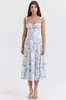 Transfronterizo 2024 Amazon Amazon Verano Temperamento Moda Sling Vestido Europeo y Americano Falda Mujer