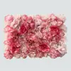 Fondo de Pared de Flores Artificiales Arreglo Floral para Fondo de Transmisión en Vivo de Influencer Hortensia Rosa Arreglo de Flores de Plástico para Sala de Transmisión en Vivo