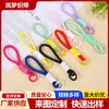 Cordão para celular de fabricante corda curta anti-perda corda de mão trançada à mão corda de mão Coringa cordão para copo de dopamina chaveiro de pulso