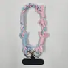Nuevo Lanyard para Teléfono Trenzado de Doble Hilo con Borla Hecho a Mano de Alta Resistencia, Correa de Muñeca Antiperdida para Teléfono, Accesorio