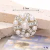 Nuevos Accesorios Creativos DIY de Perlas y Corazones de Aleación de Zinc con Goteo de Aceite Accesorios de Rosa Material para Joyería de Fundas de Teléfono Móvil para Mujeres