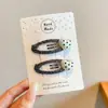Pinzas para el Cabello Bordadas con Flores para Niñas Nuevas de Alta Gama Pinzas BB para Flequillo Lateral para Niñas y Bebés Lindos Accesorios para el Cabello