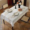 Mantel Bordado Tridimensional de Toalla Transfronterizo Mantel Moderno Simple para Mesa de Comedor Rectangular Venta al por Mayor Cubierta Doméstica Anti-quemaduras para Cabello