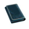 Cor Crazy Horse Couro Card Holder Women's Wallet Cartão de Crédito Titular do Cartão Bancário Genuine Leather Coin Bolsa Vintage Card Holder