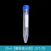 Tubos de Centrifugação de Plástico, Tubos Ep, Tubos de Pcr 1,5 2 5 10 50ml com Escala, Frascos para Sementes de Artemia Salina, Laboratório