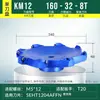 Cabezal de fresado frontal Km12 Cuerpo de aluminio Cabezal de fresado de 45 grados Aluminio Bt30 Bt40 Portaherramientas CNC Cabezal de fresado