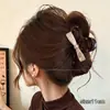 Pinzas para el pelo de lazo estilo coreano, accesorios para el pelo de alta gama, pinzas de tiburón, horquillas exquisitas para mujeres jóvenes, pinzas para el pelo de otoño e invierno para la parte trasera de la cabeza