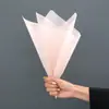 Papel de Embrulho Flor de Algodão Leiteiro Pequeno Buquê Papel de Algodão para Embrulho Revestimento Removível à Prova d'Água Conjunto de Material Floral Branco