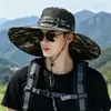 Sombrero de Pescador para Hombre, Sombrero de Primavera y Verano, Sombrero para el Sol para Senderismo al Aire Libre, Sombrero de Sol Plegable, Sombrero de Pesca para Hombre, Estilo Fresco y Dulce