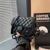Bolsa de Textura de Luxo Feminina 2021 Outono e Inverno Nova Moda ins Bolsa de Corrente Versátil Moda Bolsa de Ombro Bolsa Transversal