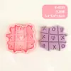 Série Dia dos Namorados Molde de Biscoito 3D Simulação DIY Prensagem Estereoscópica Ferramenta de Corte para Fondant Artesanal Rosa