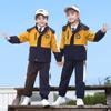 Uniforme escolar primario conjunto 2022 ropa nueva de cargo ropa de clase para niños jardín de infantes Ropa de jardín conjunto de tres piezas otoño e invierno