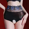 Toffee Bird "Connotación" Medias Negras Panties Encaje Integrado Tono Emocional Calcetines de Aceite de Caballo Aurora Ultradelgados Hombres Mujeres