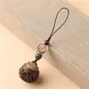 Bolsita para Hombre, Bolita de Bolsita de Sándalo Verde Estilo Antiguo, Cordón para Cadena de Teléfono Móvil, Colgante Q de Aromaterapia, Se Puede Abrir para Colgar en el Teléfono