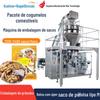 Máquina de Embalagem de Sopa de Cogumelos Ensacada, Máquina de Pesagem e Embalagem de Morel Cordyceps, Máquina de Embalagem Especializada Totalmente Automática para Cogumelos Comestíveis