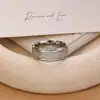 Anel Novo Estilo Simples 2026, Anéis Elegantes de Casal de Luxo Leve, Anel Aberto Ajustável de Prata, Acessório de Moda