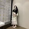 Sapatos de Salto Baixo com Bico Fino e Pérolas para Mulheres, Sapatos de Casamento de Salto Baixo, Sapatos para Madrinhas, Sapatos de Festa de Bico Fino e Salto Grosso, Novo Modelo 2026