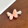 Clip de Goma Acrílica Coreana con Forma de Mariposa Tridimensional para Cola de Caballo Anillo para el Cabello con Diamantes para Todo Tipo de Peinado Pasador