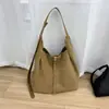 Bolso de Hombro para Mujer de Cuero Nobuk, Bolso Retro para Viajes Diarios, Bolso de Cuero Genuino para Mujer, Bolso Tote de Diseño de Nicho, Bolso Versátil para Mujer 2025