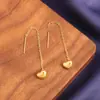 Novo Estilo Colar Pequeno em Aço Titânio em Formato de Coração para Mulheres, Banhado a Ouro 18K, Compacto, Estiloso, Versátil, Formato de Coração, Não Desbota
