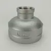 Reductor de fundición de acero inoxidable 304, accesorio de rosca interior, conector de fontanería de diámetro variable 316 con rosca interior
