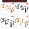 Suporte de Perna de Mesa Fixa Placa Grande Mesa de Reunião de Escritório Tampo de Mesa Suporte de Mesa de Jantar Mesa de Chá Base Pernas de Mesa de Metal