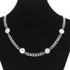 Colar Face Sorridente de Celebridade Online Shake Voice Moda Aço Inoxidável Face Sorridente Pingente para Vestido Hip Hop Street Masculino e Feminino