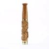 Tuya, Nanmu Dorado, Sándalo Negro, Palo de Rosa Talla de Madera Limpieza Pipa de Madera Maciza Boquilla para Cigarrillo