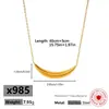 Collar de acero de titanio chapado en oro de lujo ligero y sin decoloración, cadena de clavícula con lazo de moda versátil para mujer, fabricantes