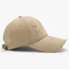 Boné de Baseball Bordado Lavável para Primavera e Outono para Mulheres, Estilo Japonês, Circunferência da Cabeça Grande, Estilo Jeans, Faz o Rosto Parecer Menor, Boné de Bico à Prova de Vento e Proteção Solar para Exterior