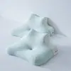 Almohada Multifuncional de Espuma Viscoelástica para Dormir en la Cama, Adecuada para Acostarse Boca Arriba o Boca Abajo, Usada para Leer, Jugar con el Teléfono y Proteger la Columna Cervical