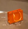 Sacos de Papel Laranja Atacado, Sacos para Embalagem de Vinho em Estoque, Caixas de Sapato, Sacolas de Compras, Sacos de Presente, Sacolas de Papelão Branco, Impressão