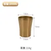 Taza Retro de Acero Inoxidable 304, de Doble Pared, Estilo Vintage, Anti-quemaduras, Taza de Té para Restaurante, Taza de Cerveza Anti-caídas, Taza para Bebidas