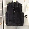 Chaleco de forro polar coral para hombre, muy eficaz para el calor, adecuado para otoño e invierno, estilo casual, cuello alto, color liso, chaleco deportivo, chaleco de forro polar