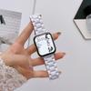 Adequado para Apple Watch 8 9 10 Pulseira de Relógio de Cerâmica Imitação iWatch S11 Pulseira de Pulso de Plástico Colorida Doce Peça Única