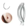 Amazon Ebay Fabricante Spot Mayorista Aliexpress Venta Caliente Moda Joyería para Piercings Corporales Anillo de Ombligo Clavo de Ombligo