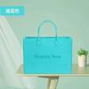 Nova bolsa de mão moda bolsa tote bolsa de feltro para o trabalho bolsa de feltro da moda bolsa de feltro azul Klein tecido não tecido