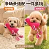 Juguete para mascotas, peluche con forma de flamenco, juguete de nudo masticable duradero para perros, para moler los dientes y aliviar el aburrimiento, disponible para venta al por mayor